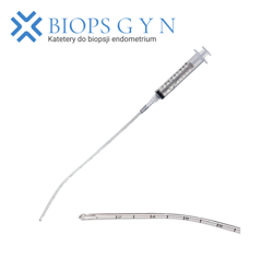 BiopsGYN ze strzykawką do biopsji aspiracyjnej endometrium (typ ENDOSAMPLER)